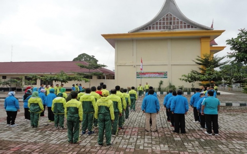 Pengadilan Negeri  dan Pengadilan Agama Lubuk Sikaping  Bersama Peringati HUT Mahkamah Agung Republik Indonesia Ke 72