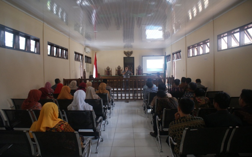 Satu Jam Sharing Ilmu Bersama Tentang Sistem Peradilan Pidana Anak, 19 April 2018