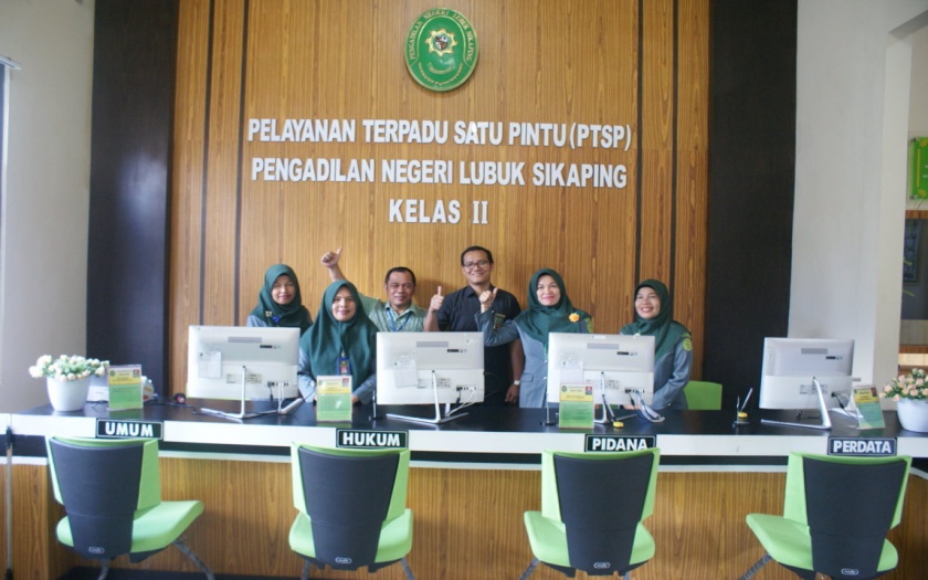 Penilaian Lomba PSTP Se Indonesia di Pengadilan Lubuk Sikaping, 14 Agutus 2018