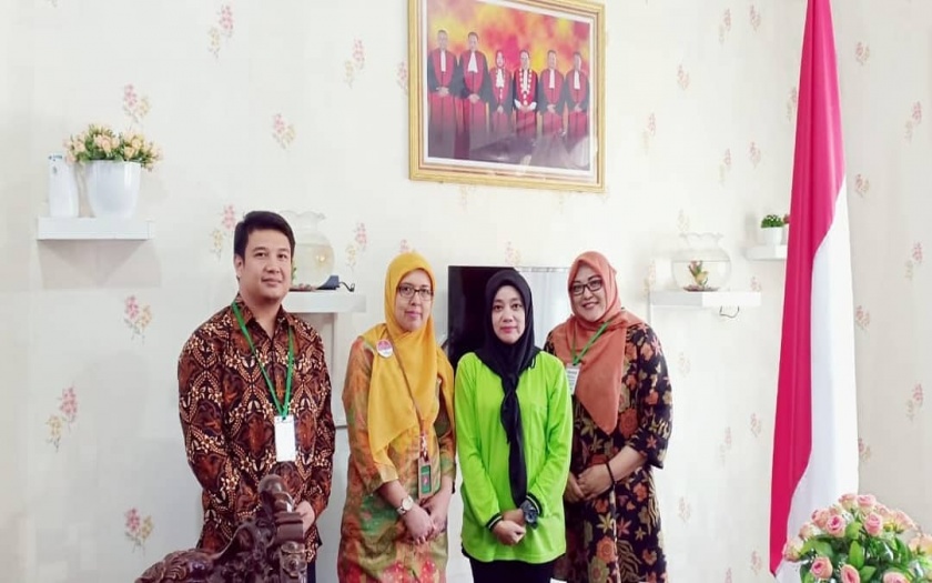 Kunjungan dari Kepala Balai Pendidikan dan Pelatihan Keagamaan Padang, 6 September 2019