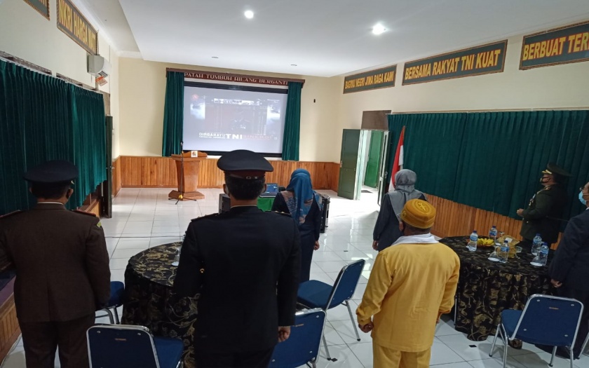 Upacara Virtual HUT Tentara Nasional Indonesia (TNI) yang ke-75, 5 Oktober 2020