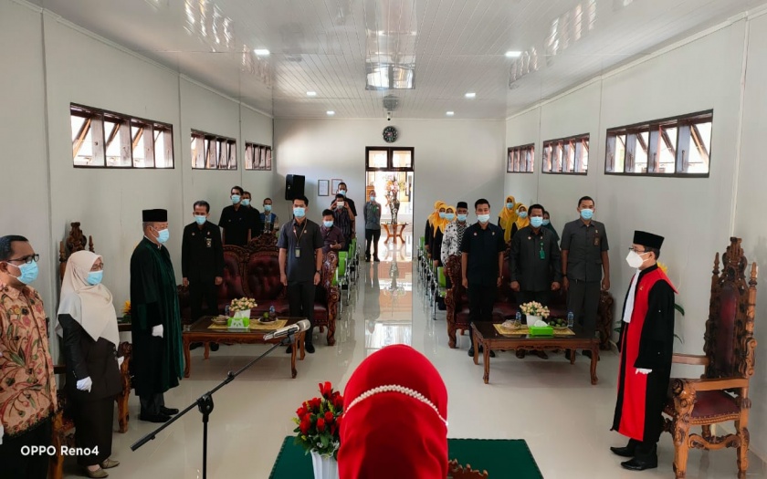 Pengambilan Sumpah dan Pelantikan Wakil Ketua PN Lubuk Sikaping, 8 Januari 2020
