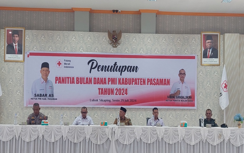 Acara Penutupan Panitia Bulan Dana PMI Pasaman 2024