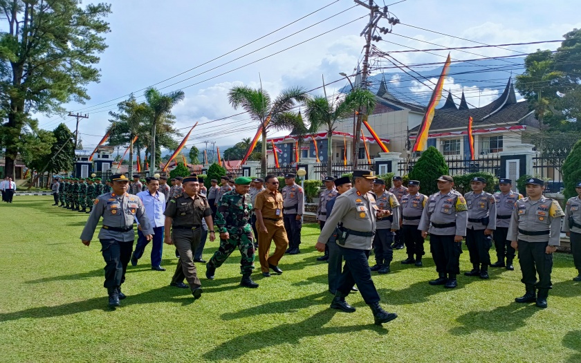 Apel Gelar Pasukan Operasi Mantap Praja Singgalang 2024