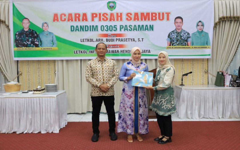 Acara Pisah Sambut DANDIM 0305 Pasaman TA 2025
