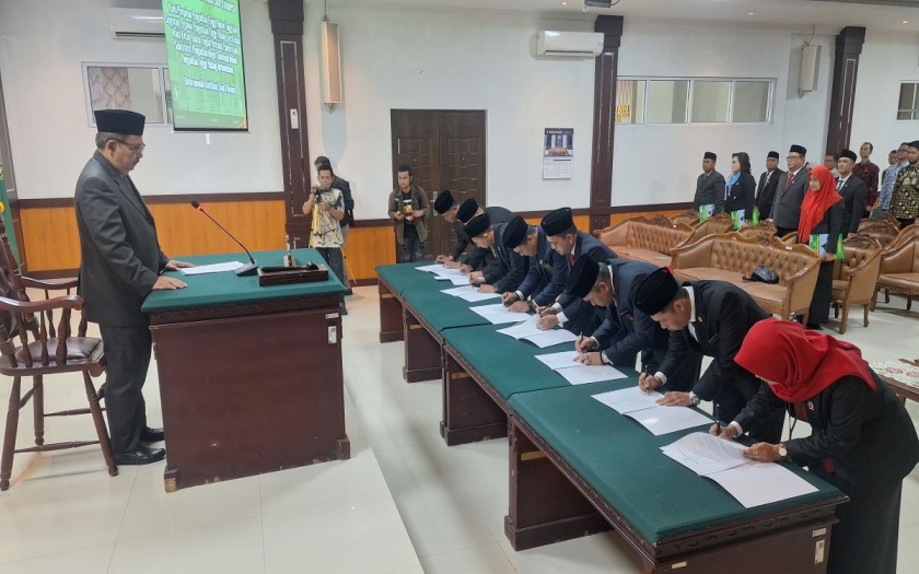 Pakta Integritas, Penyerahan Sertifikat & Refleksi TA 2025